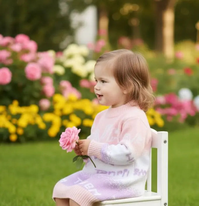 Cute Winter Knitted Sweater for Kids | Soft Warm Baby Girl & Boy Pullover | Fashion Gradient Color Wool Sweater – Haram’s Collection Haram's Collaction