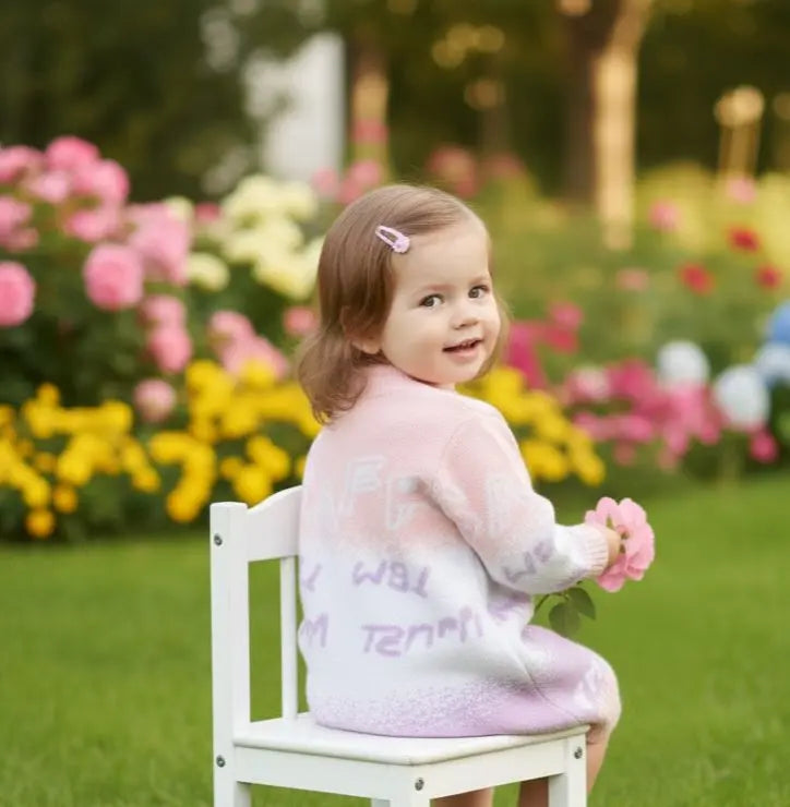 Cute Winter Knitted Sweater for Kids | Soft Warm Baby Girl & Boy Pullover | Fashion Gradient Color Wool Sweater – Haram’s Collection Haram's Collaction