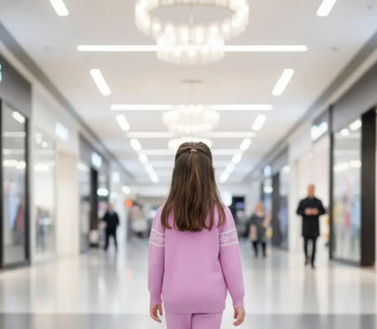 Haram Collection: Adorable Girls Pink Bear Sweater - Cozy Winter Outfit Haram's Collection