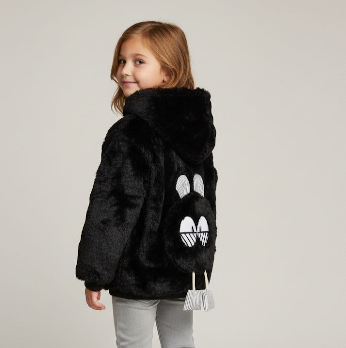Baby Winter Bear Hoodie Jacket – Ultra-Soft Furry Warm Hooded Coat for Boys & Girls